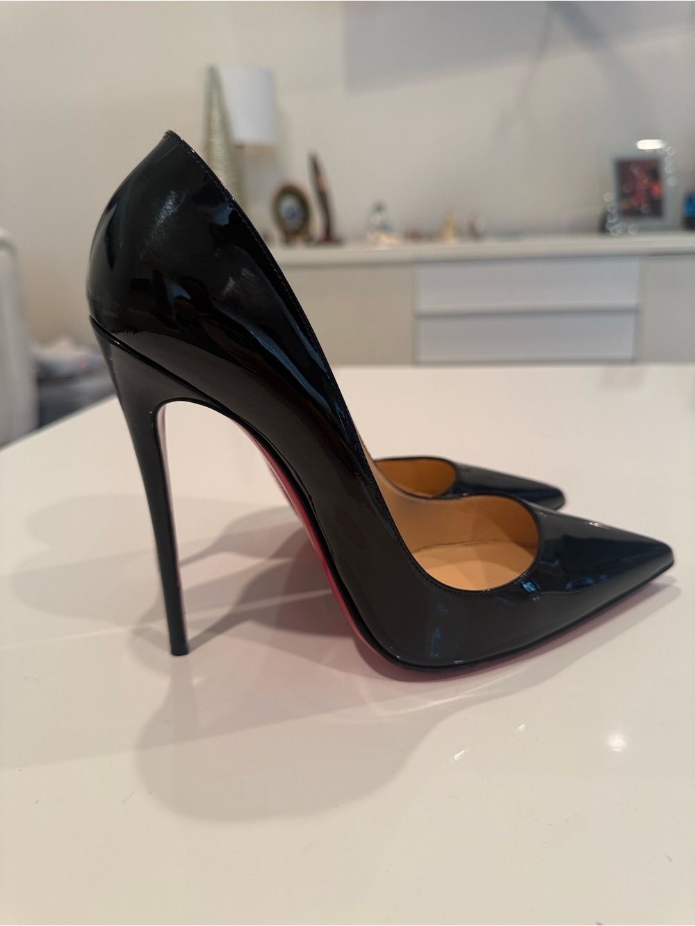 Christian Louboutin 120mm So Kate Patent Pointed-Toe Pumps